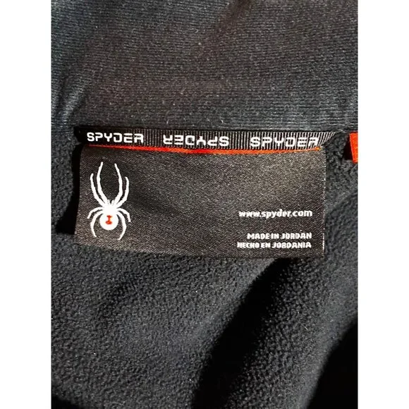 Spyder Outbound Half-Zip Sweatshirt Pullover Men Size M Red Logo & Trim Activewe - Picture 2 of 12